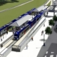 rendering of the planned TEXRail Medical District station_Original Image Credit Kera News 800x533