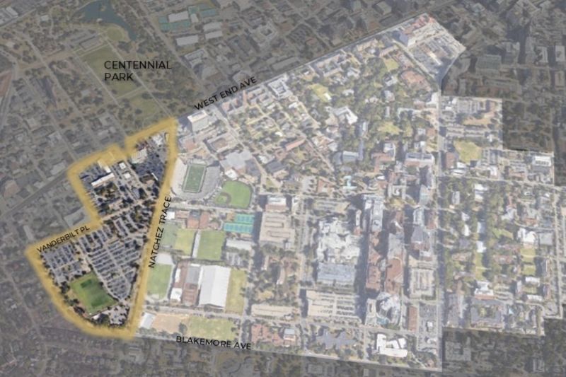 Vanderbilt Innovation Neighborhood Site Map 800x533